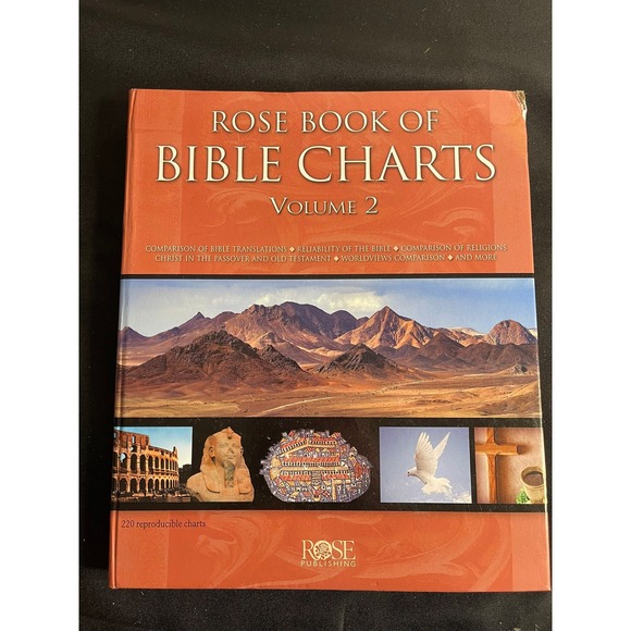 Rose Publishing Other - Rose Book of Bible Charts Volume 2 Spiral Bound Hardcover 9781596362758 2022